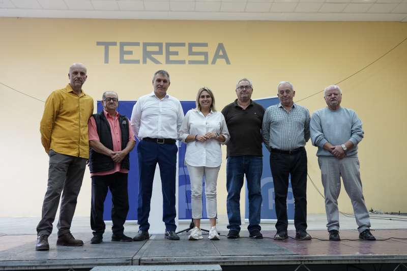 Marta Barrachina en una visita a Teresa. EPDA