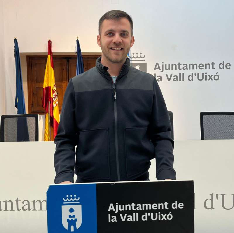 Jorge Marqus, concejal de Cultura del Ayuntamiento de la Vall dUix.  EPDA 