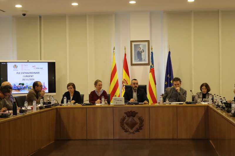 Ple extraordinari de lAjuntament de Vila-real del 20 de novembre. EPDA