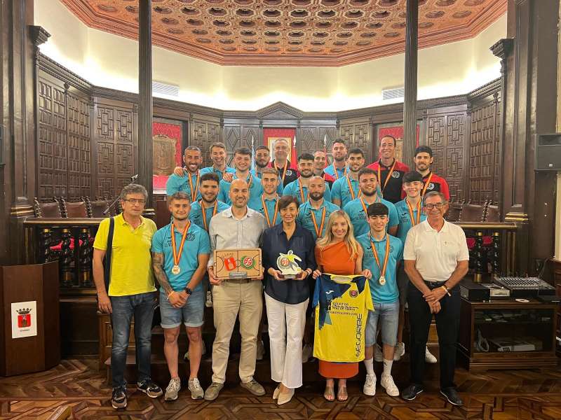 Fotografa del homenaje en el saln de plenos. EPDA