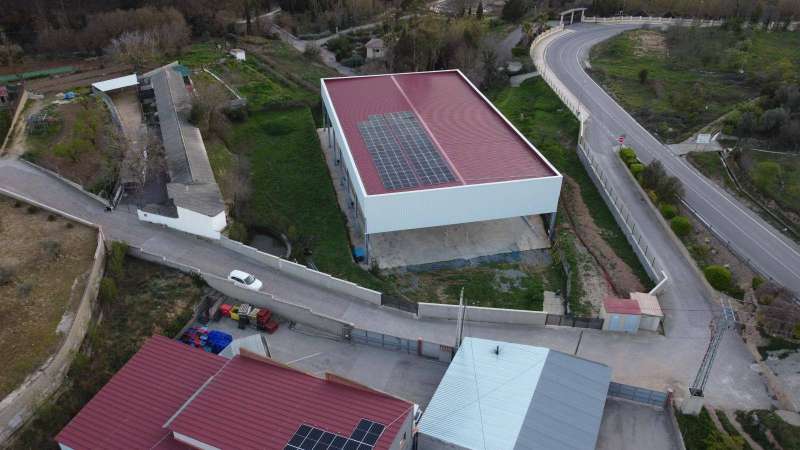 Placas solares instaladas. EPDA