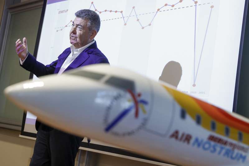 El presidente de Air Nostrum, Carlos Bertomeu, en una imagen reciente. EFE/ Kai Försterling
