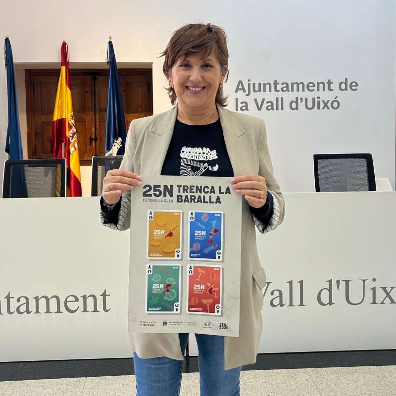 Maria Cruces, concejala de Igualdad en el Ayuntamiento de la Vall dUix.  EPDA 
