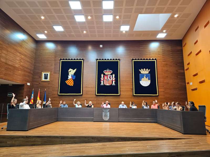 Imagen del pleno  Foto: Ayuntamiento de Oropesa del Mar 