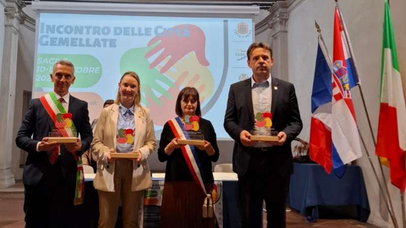 Trobada Vila-real i Sacile, ciutats agermanades.  EPDA