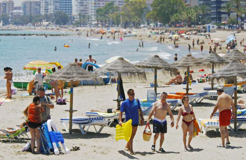 Una playa de la localidad castellonenese de Benicssim. EFEDomenech Castell
