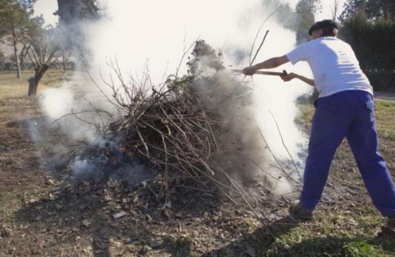 Labores de quema. ARCHIVO