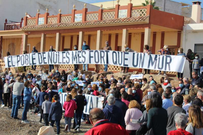 Protesta a Les Casetes de Nules. EPDA