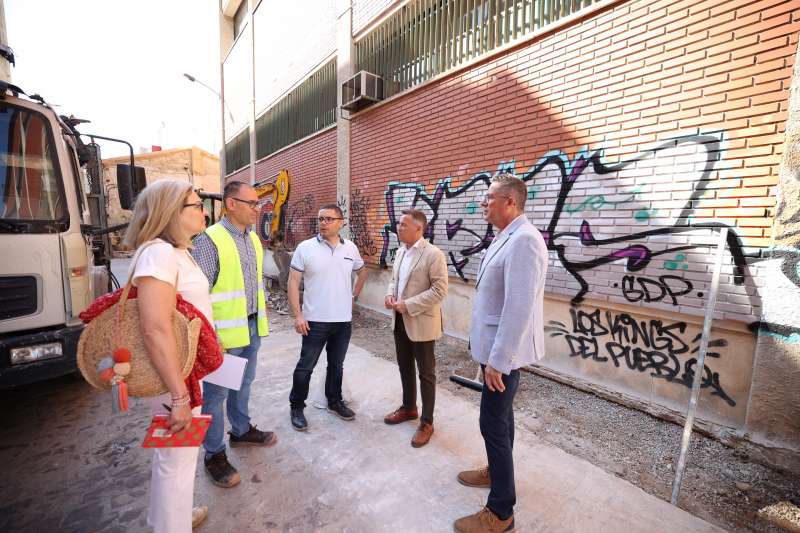 Visita a linici de les obres. EPDA