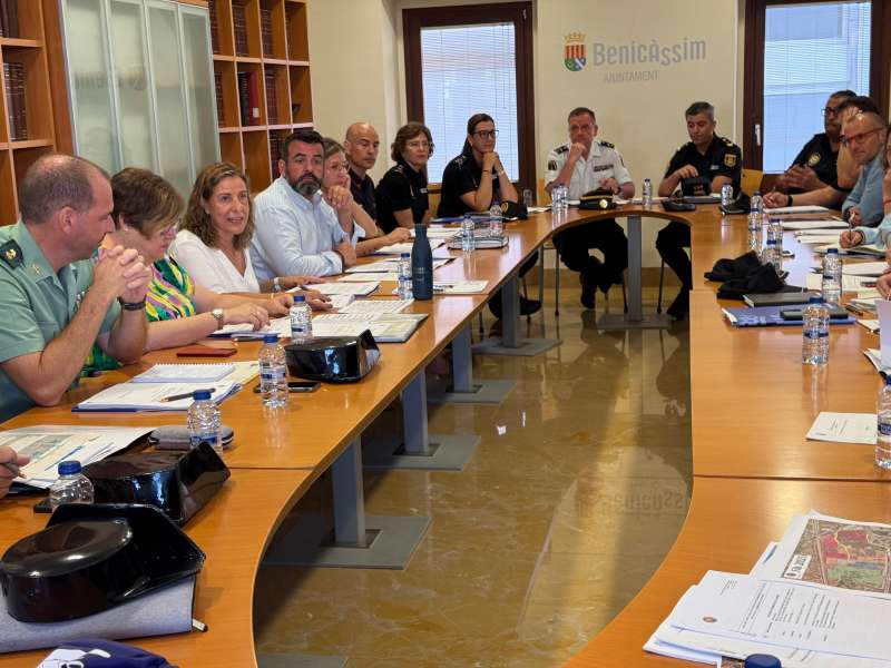 Junta Local de Seguridad extraordinaria por la celebracin del Festival Internacional de Benicssim. EPDA