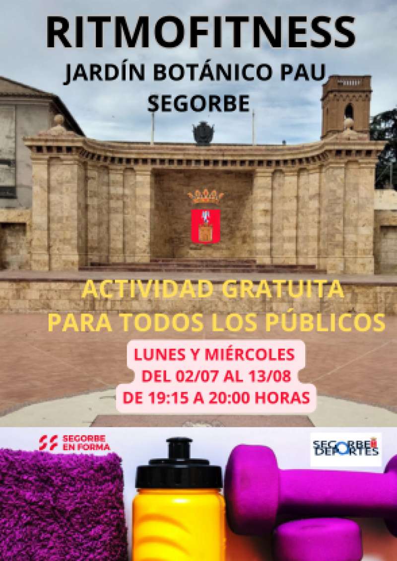 Cartel del Ritmofitness de Segorbe. EPDA