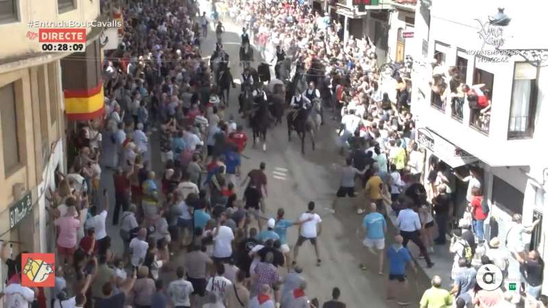 Cuarta Entrada de Toros y Caballos de Segorbe.  PUNT