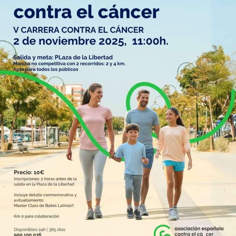 Cartel de la prueba solidaria. EPDA