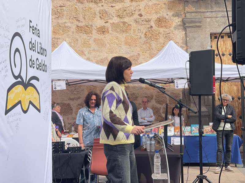 La ministra Diana Morant, durante su intervenci�n. EPDA