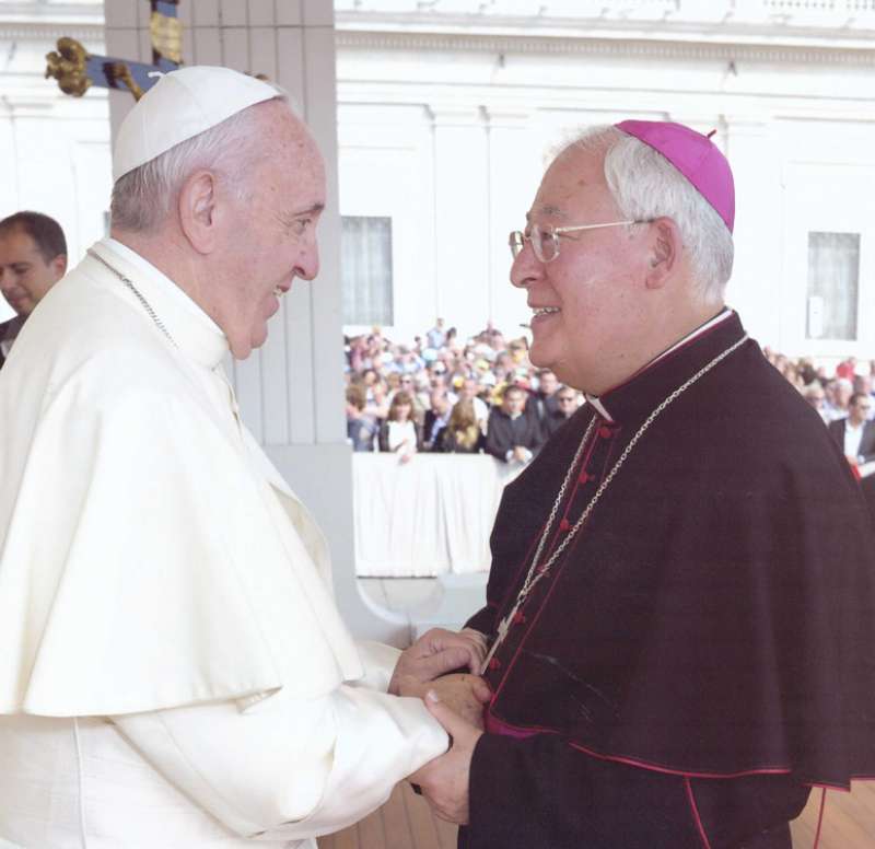 El Papa Francisco con el Obispo Juan Antonio Reig