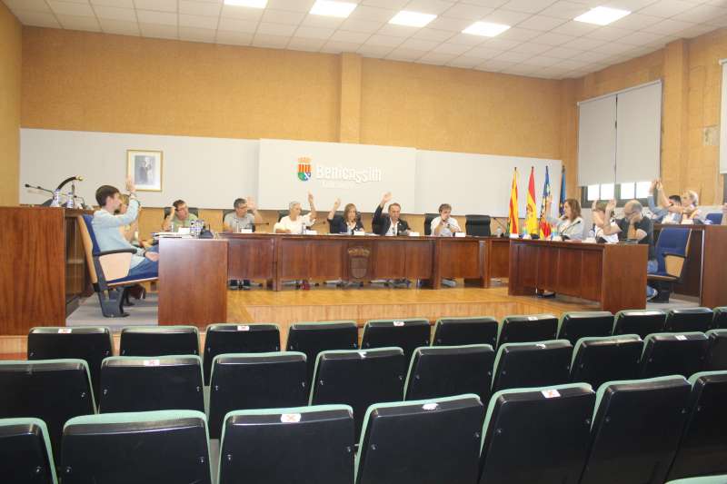 Un pleno en el Ayuntamiento de Benicàssim. /EPDA
