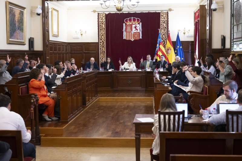 Pleno ordinario del mes de abril de la Diputaci�n de Castell�n.  EPDA