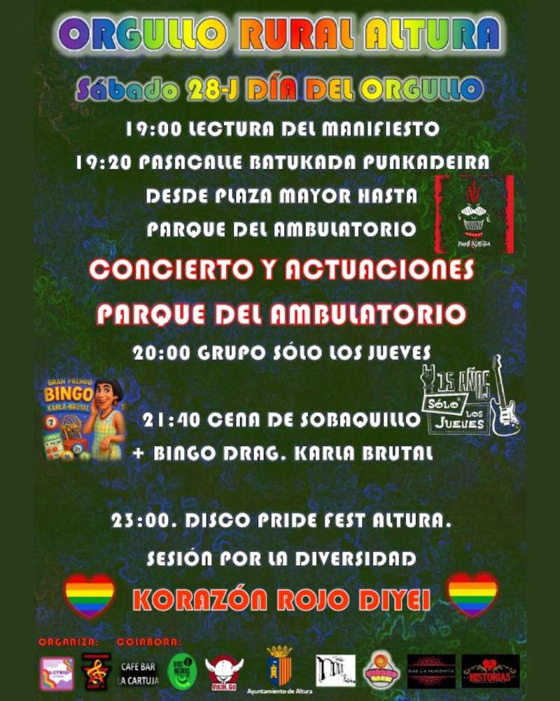 Cartel del evento con el horario modificado. EPDA