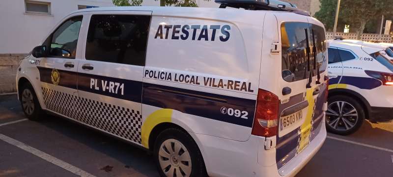 Atestats policÃ­a local Vila-real. /EPDA 