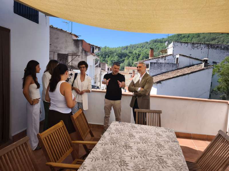 Una de las casas rurales del proyecto en Aydar. GVA