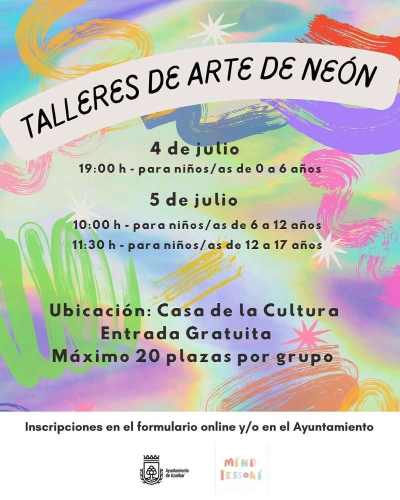 Cartel de los talleres. EPDA