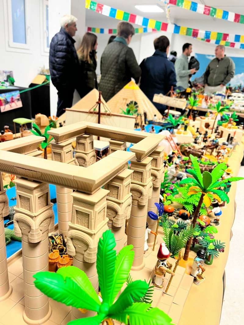 Una de las maquetas de la Expo Soneja. EPDA