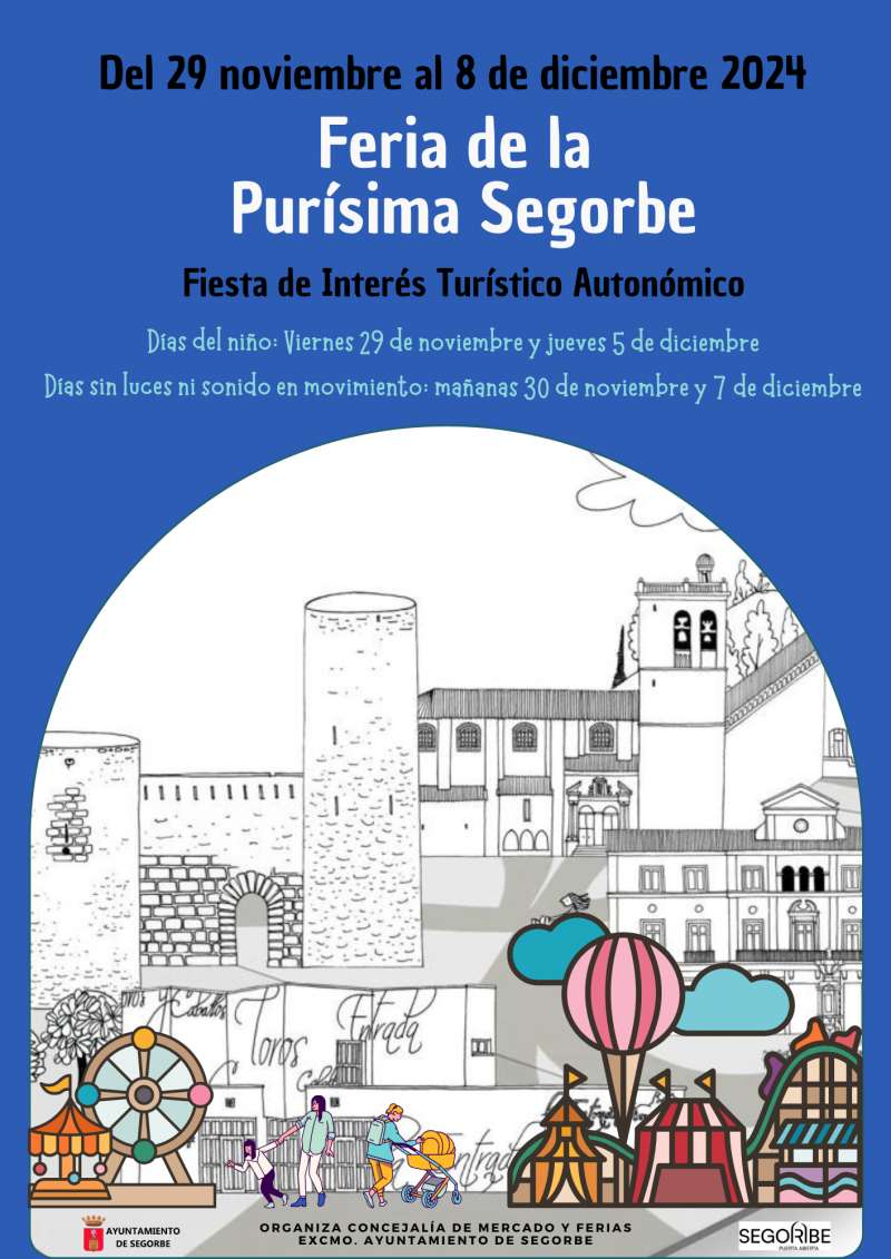 Cartel de la feria de la Pursima. EPDA