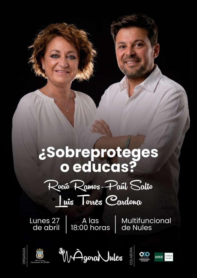 Cartel de la conferencia del ciclo �gora Nules.  EPDA