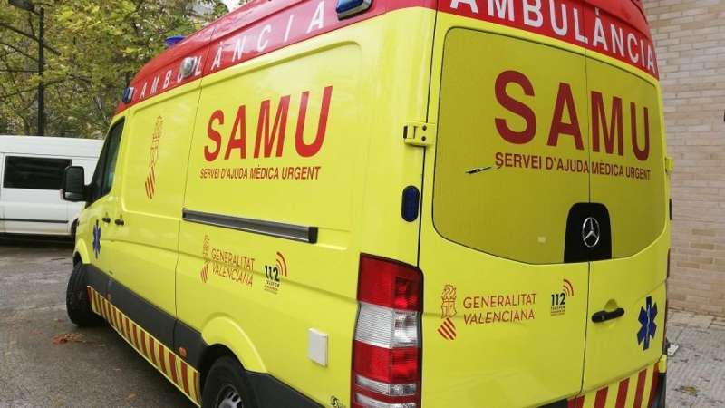 Una ambulancia del SAMU.EPDA