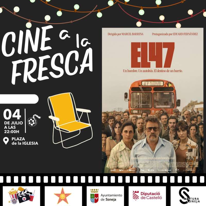 Cine a la Fresca en Soneja. EPDA