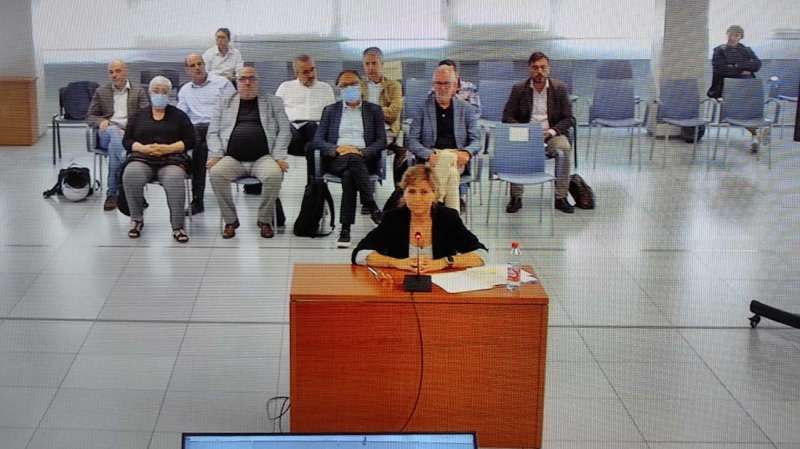 La ex cogerente de Divalterra (antigua Imelsa) Agustina Brines, durante el juicio. EFE/Jordi Ferrer
