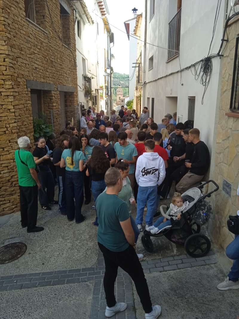 Imagen de la Fiesta del Sacacubos de Montn. EPDA