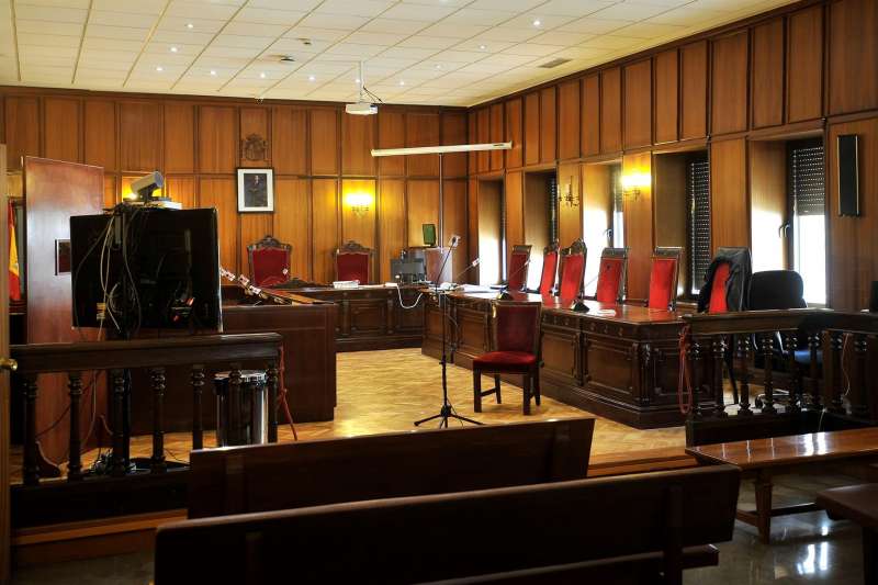 Vista de una sala de una Audiencia Provincial.


