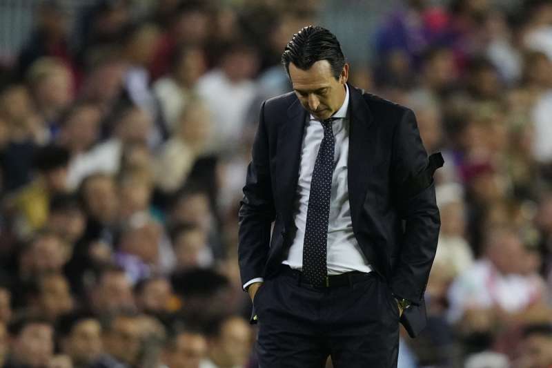 Unai Emery durante el encuentro. /EFE Unai Emery durante el encuentro. /EFE