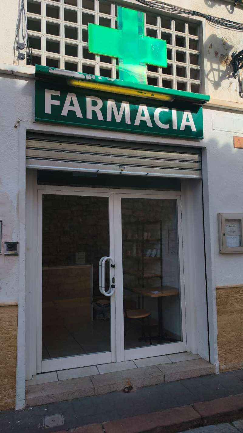 Farmacia de Benafer antes de las mejoras. EPDA