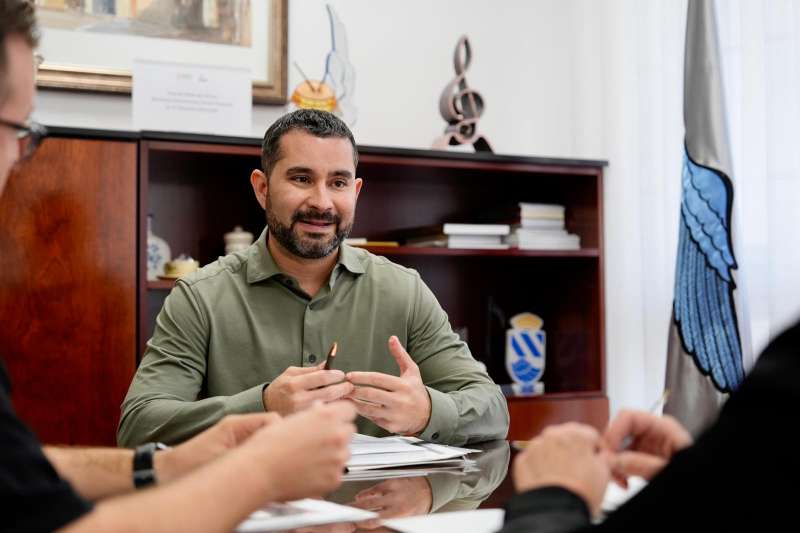 Samuel Falomir, alcalde de LAlcora.  EPDA 