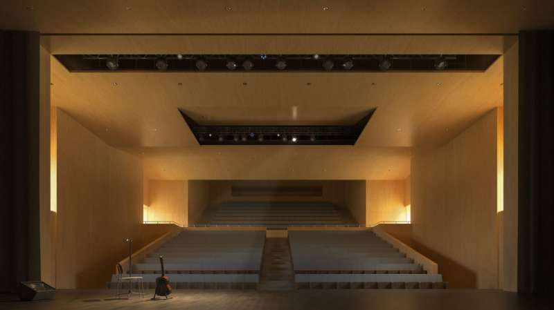 Vista del futur auditori /EPDA