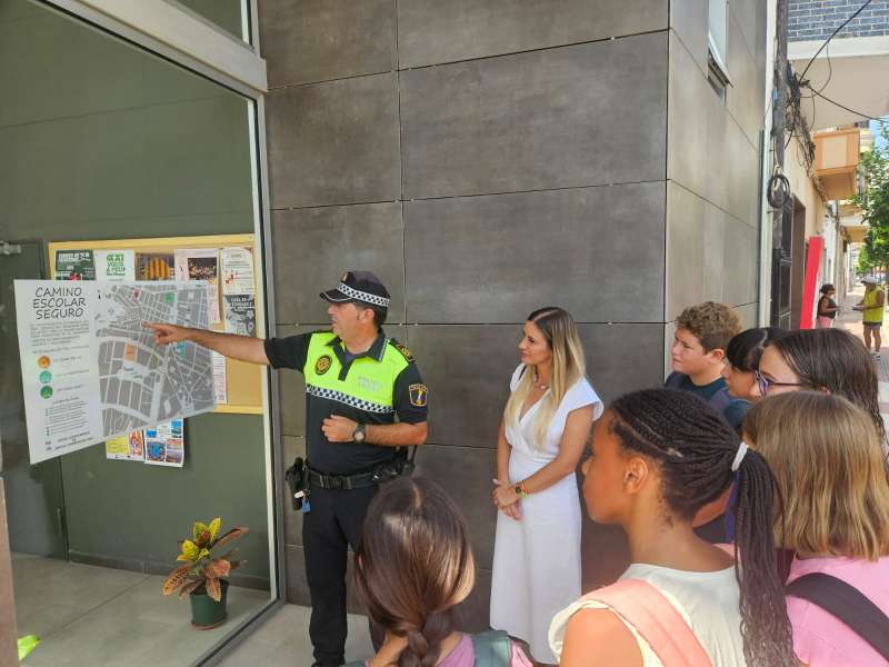 Explicacin del proyecto El Camino Seguro en Oropesa del Mar.  EPDA