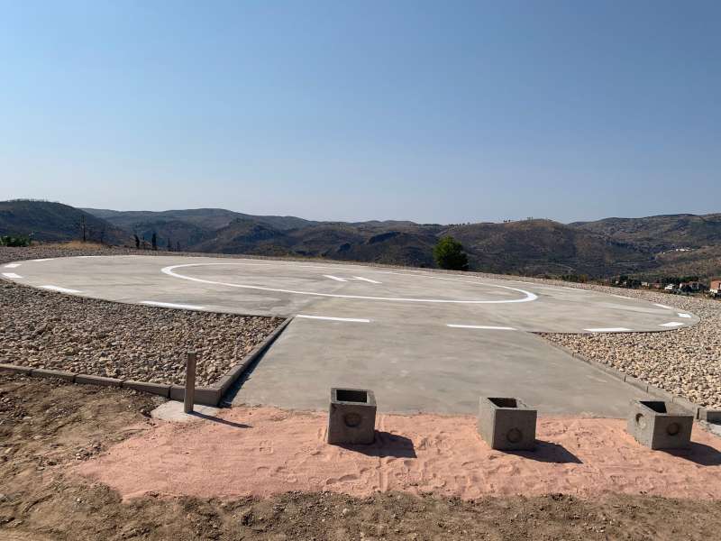La nova helisuperficie de Tors.EPDA
