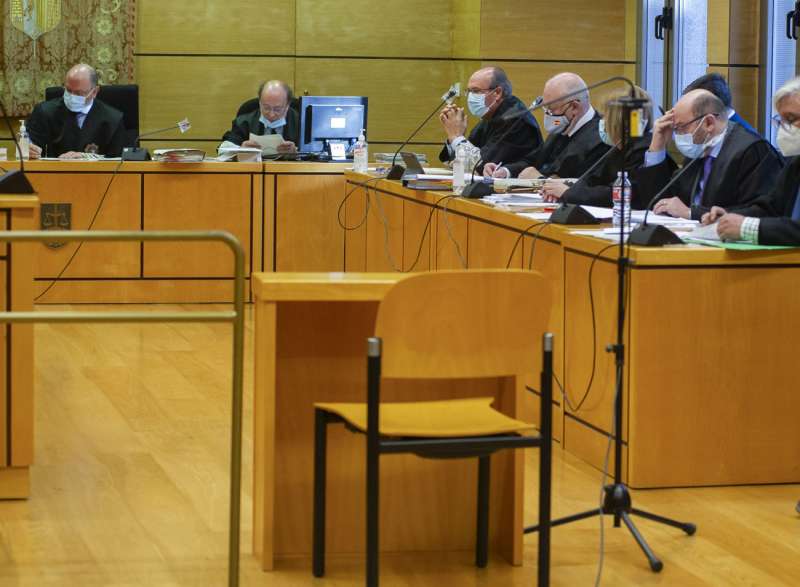 Una sala de una audiencia provincial durante un juicio. /EFE