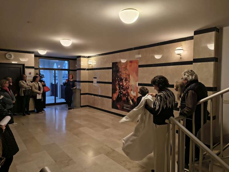 Inauguraci�n del mural. EPDA