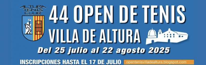 44 Edicin del Open de Tenis Villa de Altura. EPDA