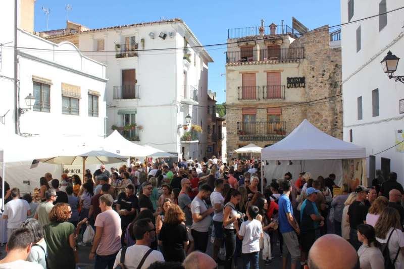 Foto archivo de la Feria del Queso Artesano de Montanejos.EPDA