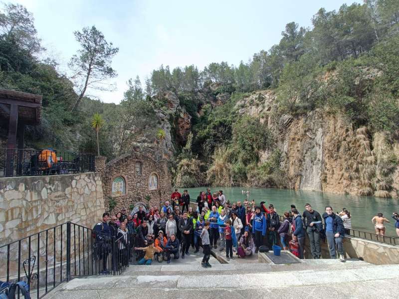 Gran participaci�n en el Hidrogeod�a de Montanejos. EPDA