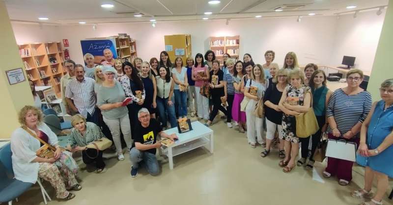Rosario Raro en el club de lectura de Altura. EPDA