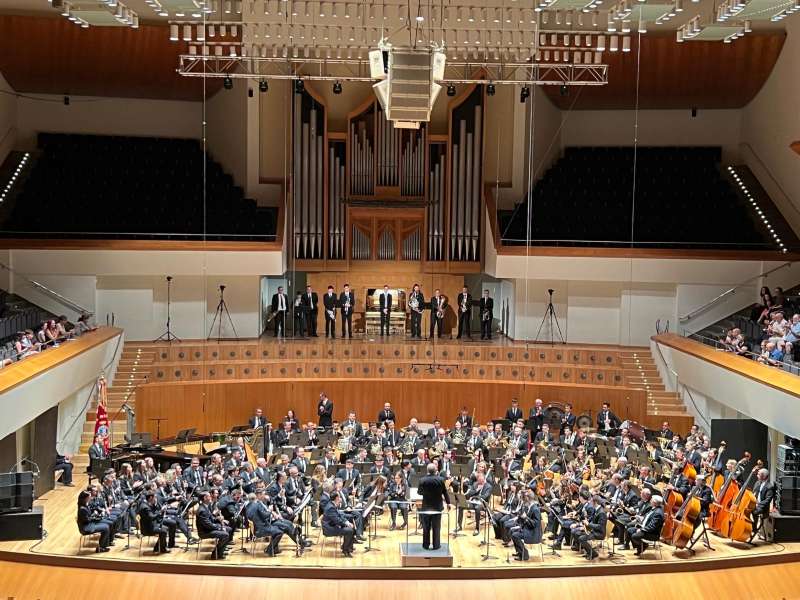 La Banda Simfònica de Llíria al Palau de la Música / Foto: Unió Musical de Llíria