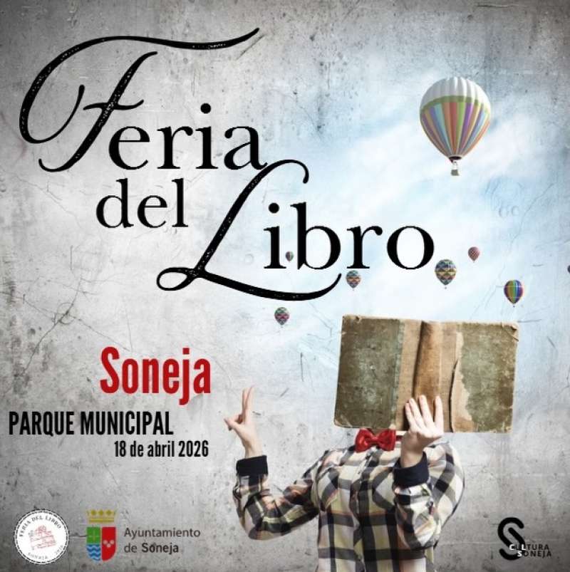 Cartel de la Feria del Libro de Soneja. EPDA