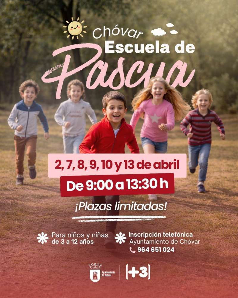 Cartel de la Escuela de Pascua de Ch�var. EPDA