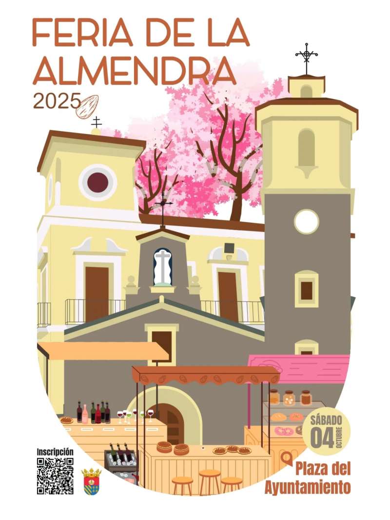 Cartel de la Feria de la Almendra 2025. EPDA