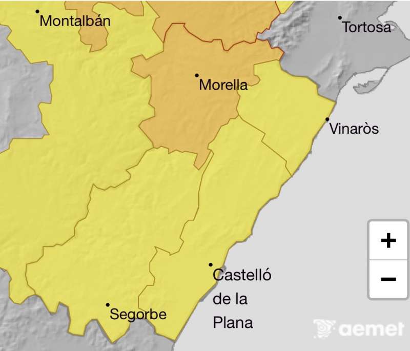 Zonas en alerta  Foto: EPDA